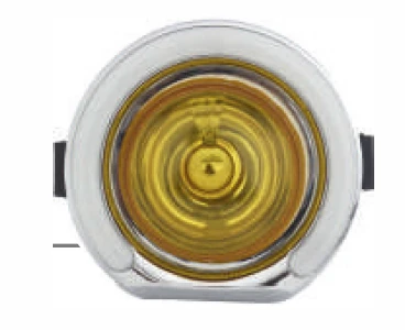 Fog Light Kit DRL Yellow Lens Chrome Rim BLRO TYPE-3