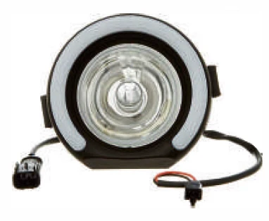 Fog Light Kit DRL Clear Lens Black Rim BLRO TYPE-3